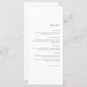 Menu Anniversaire | Menu Célébration | (Devant / Derrière)