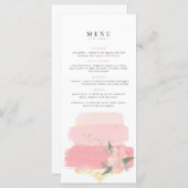 Menu Anniversaire | Menu Célébration | Fête nuptia (Devant / Derrière)