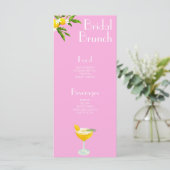 Menu Aperol Spritz Main Squeeze Vrijgezellenfeest (Staand voorkant)