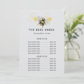 Menu Apiculture Vintage & Entreprise d'Élevage d'Abeill (Debout devant)
