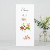 Menu Aquarelle (Debout devant)
