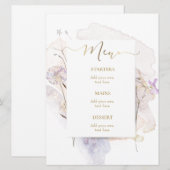 menu aquarelle (Devant / Derrière)