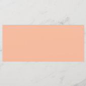 Menu Aquarelle botanique tropicale Mariage floral (Dos)