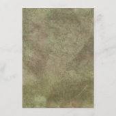 Menu Aquarelle florale de turquoise de lis blanc de (Dos)