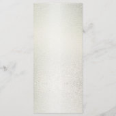 Menu Aquarelle Golden Eucalyptus Foliage brillant éléga (Dos)