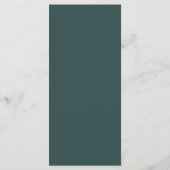 Menu Aquarelle Moderne Abstraite Vert Sauge Mousse (Dos)