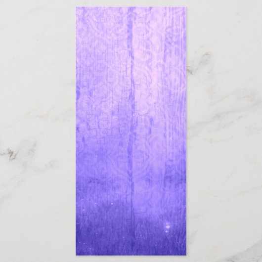 Menu Aquarelle Orange Blooming Cactus Purple (Dos)