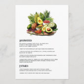 Menu Aquarelle République Dominicaine Destination Maria (Dos)