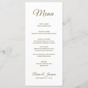 Menu Aquarelle tropicale Plage Palm Tree Mariage