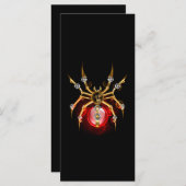 Menu Araignée en vapeur noire (Devant / Derrière)