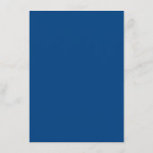 Menu Arbre de chêne bleu, Mariage rustique et minimalis (Dos)