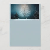 Menu Arbre givré le soir (Dos)