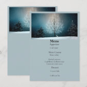Menu Arbre givré le soir (Devant / Derrière)