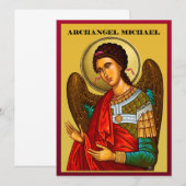 Menu Archange Michel (Devant / Derrière)