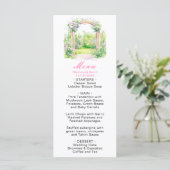 Menu Arche de mariage florale de printemps (Debout devant)