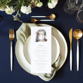 Menu Arche florale mariage