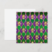 Menu Arrière - plan de bijoux Mardi Gras (Devant / Derrière)