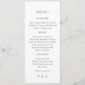 Menu Arrière - plan moderne Darker Sage vert (Devant)