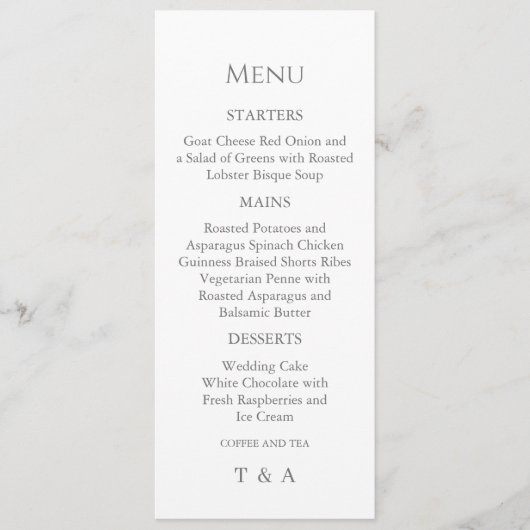 Menu Arrière - plan moderne Darker Sage vert (Devant)