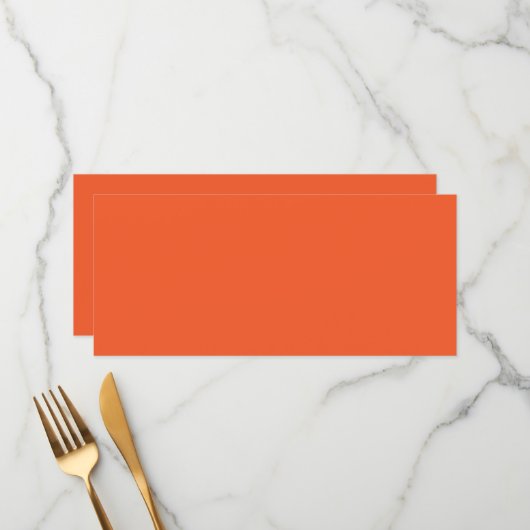Menu arrière - plan orange avec (Devant/Arrière en situation)