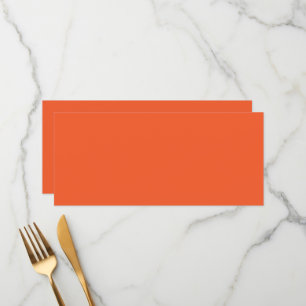 Menu arrière - plan orange avec