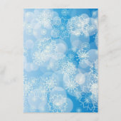 Menu Arrière - plan Snowflake (Dos)