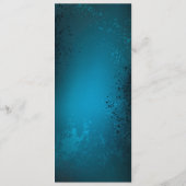 Menu Arrière - plan turquoise à vapeur avec engrenages (Dos)