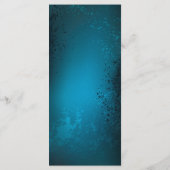 Menu Arrière - plan turquoise à vapeur avec engrenages (Dos)