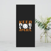 Menu Art du café Garder le sourire (Debout devant)