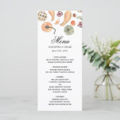 Menu Automne Moderne Citrouille Colorée (Debout devant)