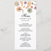 Menu Automne Moderne Citrouille Colorée (Devant)