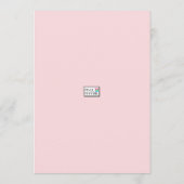 Menu Baby Nelly fête d'anniversaire (Dos)