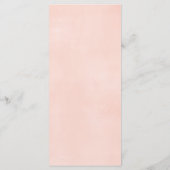 Menu baby shower à fleurs de lys floraux (Dos)