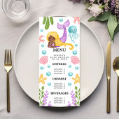 Menu Baby shower Afrikaanse Zeemeermin