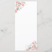 Menu Baby shower Chinoiserie Jar Ginger Rose (Dos)