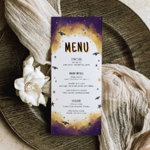 Menu Baby shower Halloween, Baby shower Petit Boo