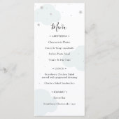 Menu Baby shower Lune (Devant)