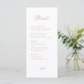 Menu Baby shower Neutral Boho (Debout devant)
