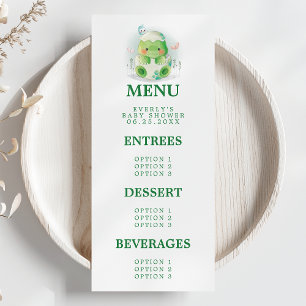 Menu Baby Shower Œuf de Dinosaure