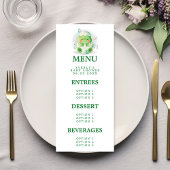 Menu Baby Shower Œuf de Dinosaure