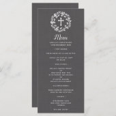 Menu Baby's-adem Christening (Voorkant / Achterkant)