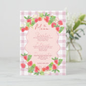 Menu Baie de Conquette Fleur de Fraisier Mignon (Debout devant)