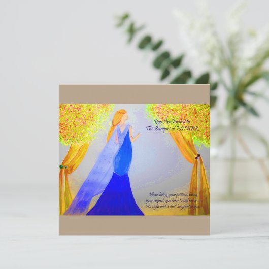 Menu Banquet d'Esther (Debout devant)