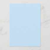 Menu Baptême Blue Boy (Dos)