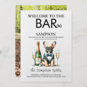 Menu Bar Bouledogue Français Brun (Devant / Derrière)