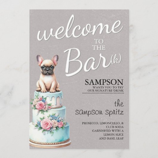 Menu Bar Bulldog (Devant)