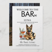 Menu Bar de berger allemand (Devant / Derrière)