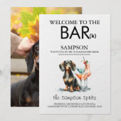 Menu Bar de Dachsund (Devant / Derrière)