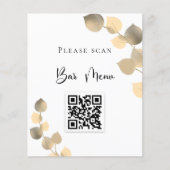 Menu Bar QR-code eucalyptus golden (Voorkant)