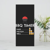 Menu Barbecue Barbecue Funny Grill Grill Cadeau (Debout devant)